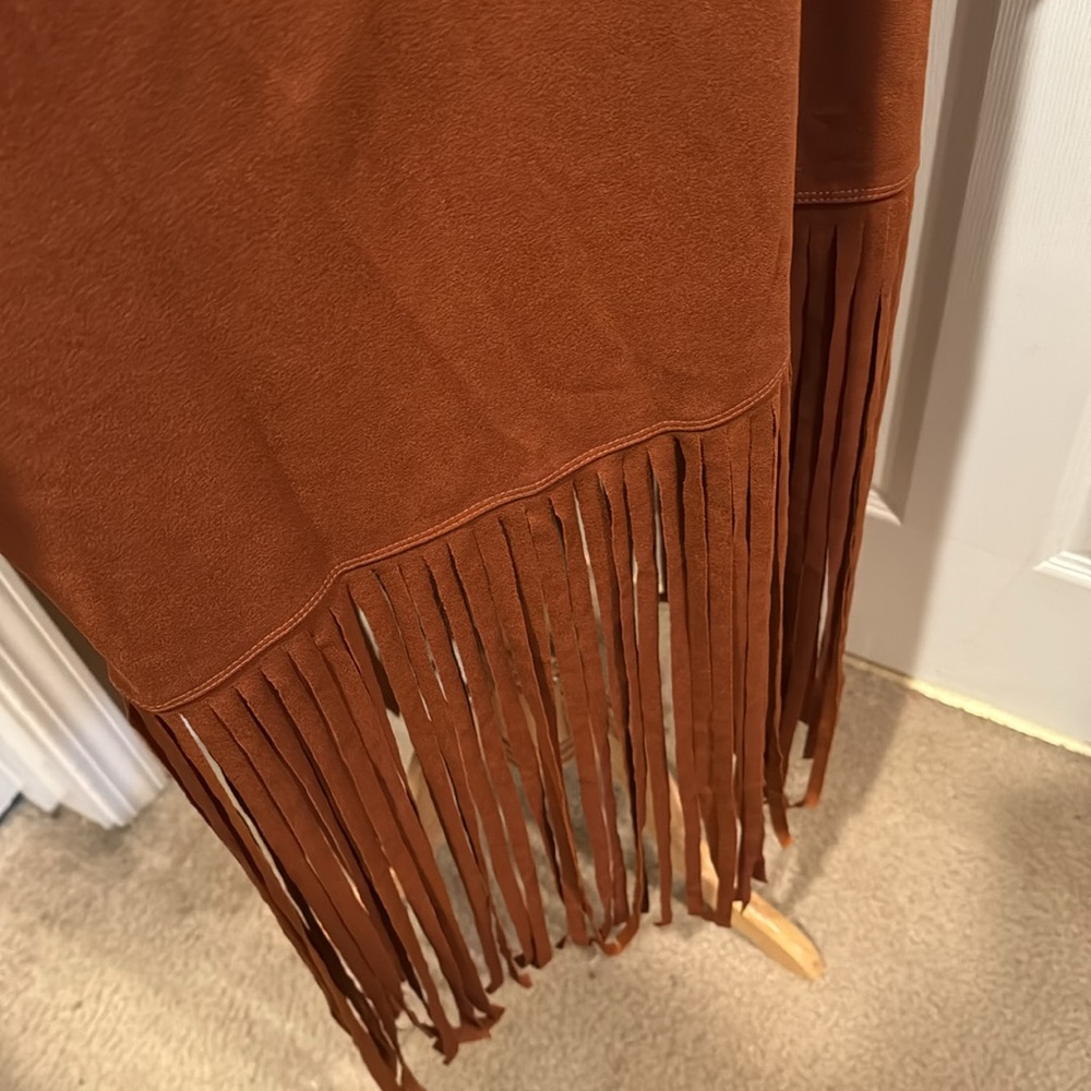 Hooded Fringe Dress - image 5